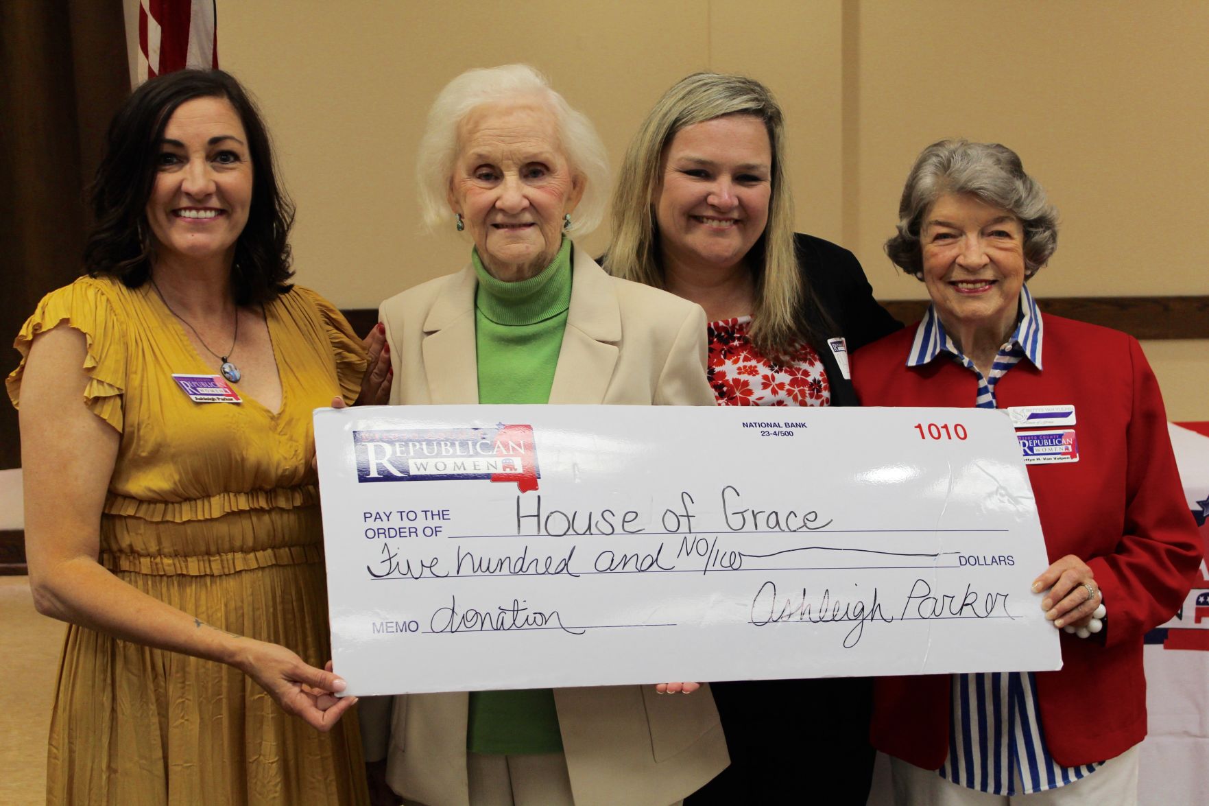 House of Grace donation presented